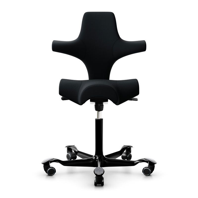 HAG Capisco 8106 Desk Chair - Black Wool