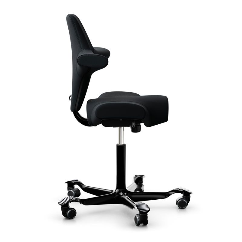 HAG Capisco 8106 Desk Chair - Black Wool