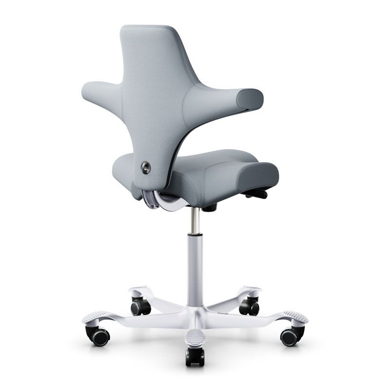 HAG Capisco 8106 Chair - Select Light Grey Wool