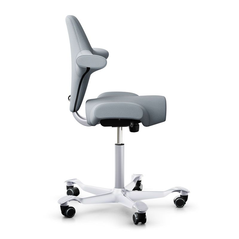 HAG Capisco 8106 Chair - Select Light Grey Wool