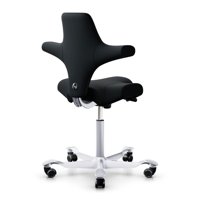HAG Capisco 8106 Desk Chair - Black Wool