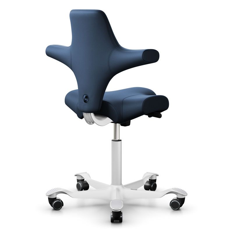 HAG Capisco 8106 Chair - Ocean Blue Paloma Leather