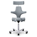 HAG Capisco 8107 Saddle Stool - Select Light Grey Wool