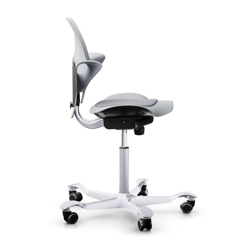 HAG Capisco Puls 8010 Chair - Light Grey