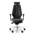 RH Logic 400 XL Desk Chair - Black Leather w/ Neckrest