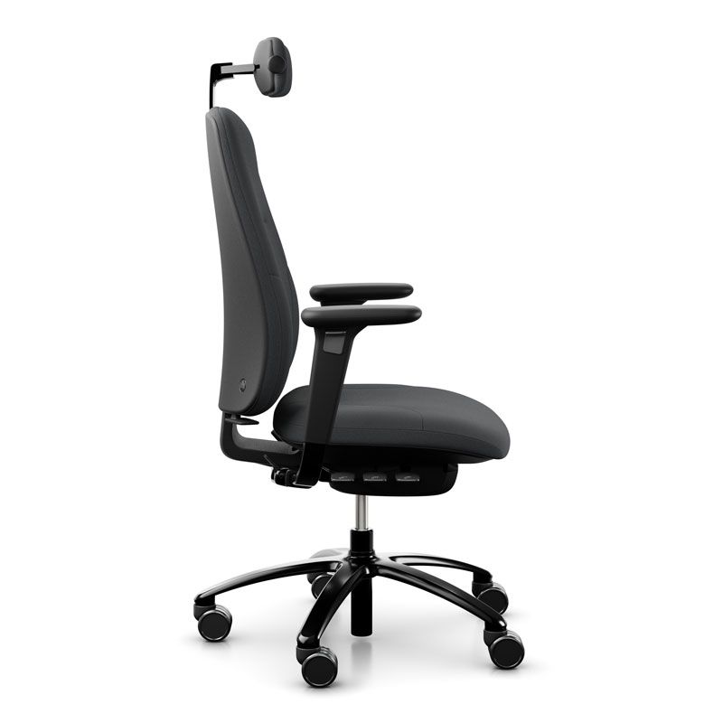 RH Logic 220 Office Chair - Dark Grey Select Wool