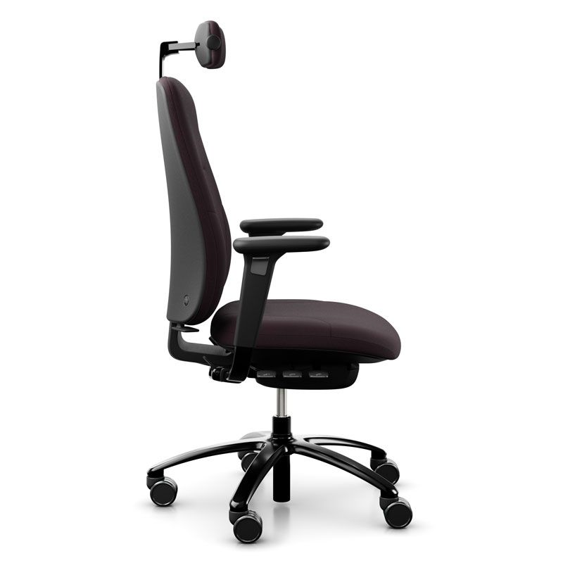 RH Logic 220 Office Chair w/ Neckrest - Dark Green Select Wool