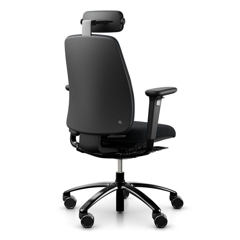 RH New Logic 200 Office Chair - Black Wool