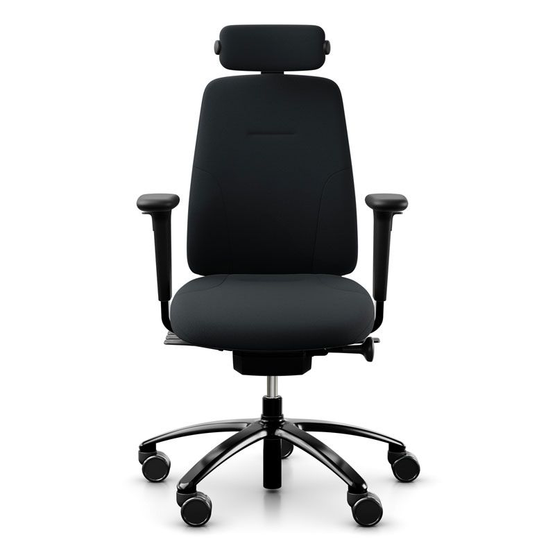 RH New Logic 200 Office Chair - Black Wool