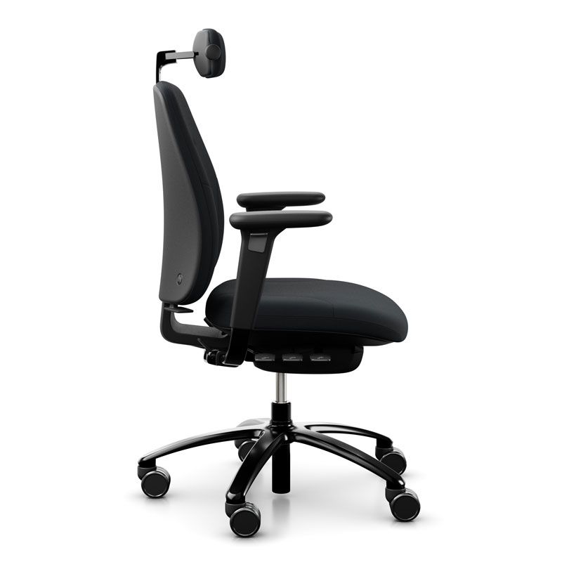 RH New Logic 200 Office Chair - Black Wool