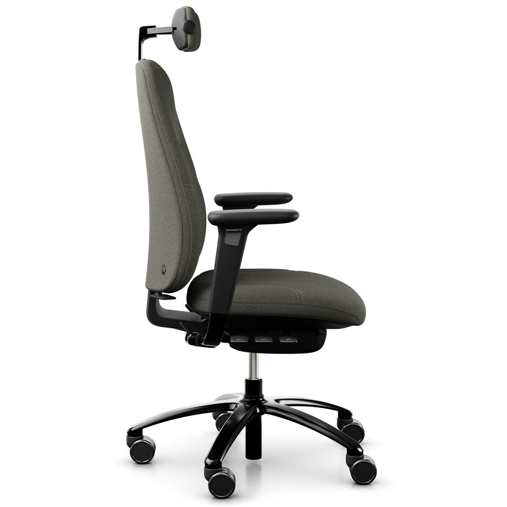 RH Logic 220 Desk Chair - Grey Capture Wool
