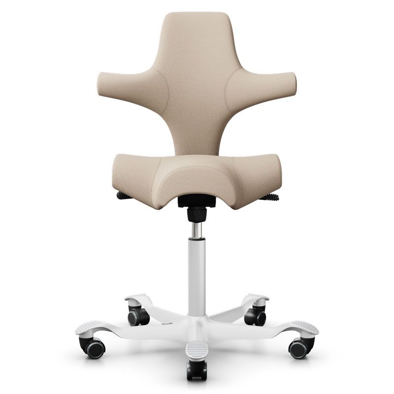 HAG Capisco 8106 Chair - Select Light Beige Wool