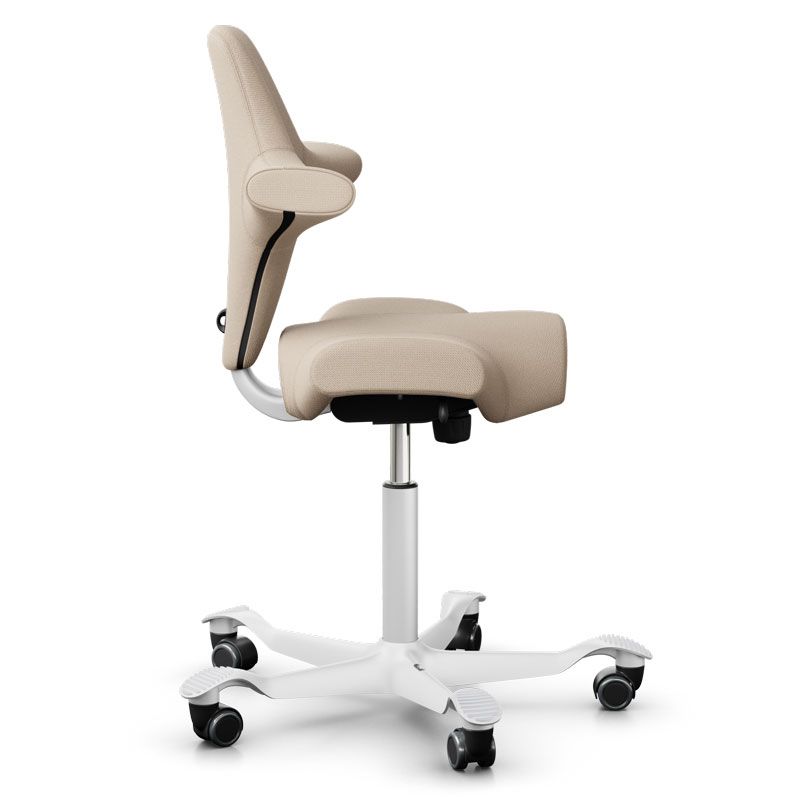 HAG Capisco 8106 Chair - Select Light Beige Wool