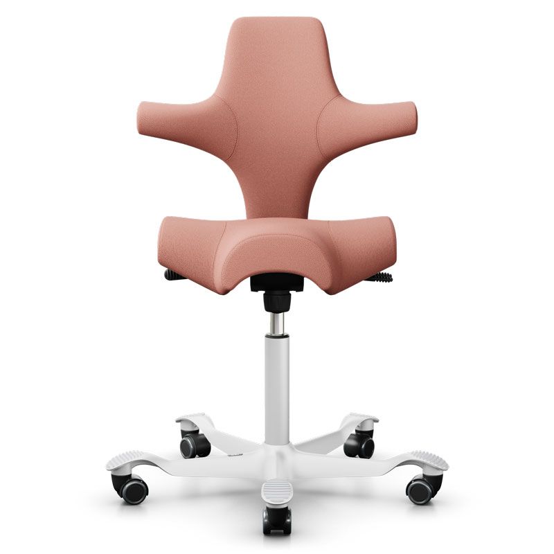 HAG Capisco 8106 Chair - Light Blush Wool