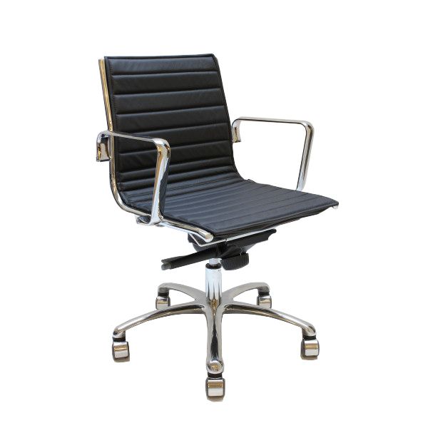 Luxy Light Ribbed Medium Back Chair