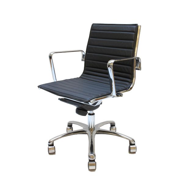 Luxy Light Ribbed Medium Back Chair