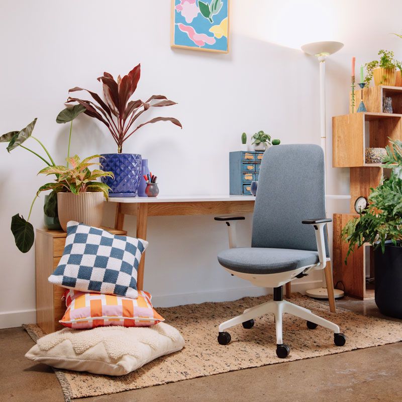 Pago Nest Home Office Desk Chair - Blue
