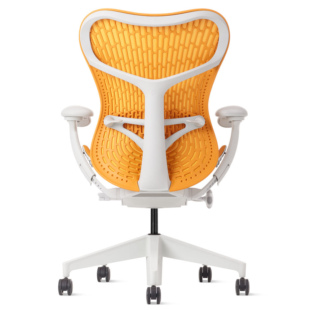 Herman Miller Mirra 2 Butterfly Chair - Ochre w/ White Frame