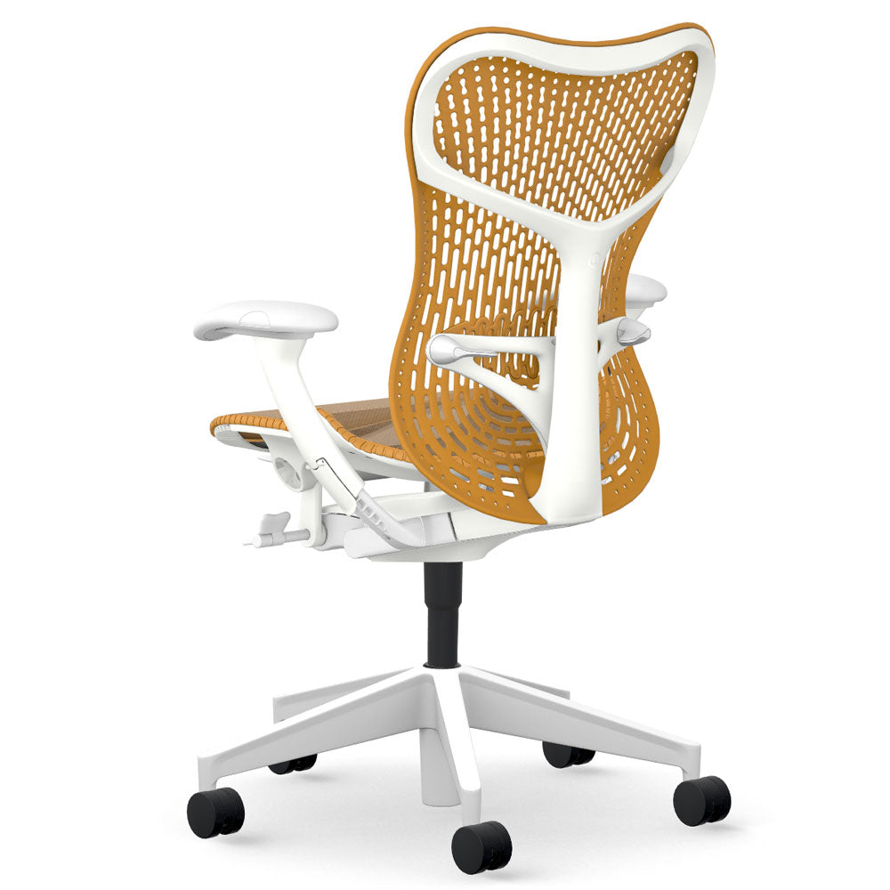 Herman Miller Mirra 2 Triflex Chair - Ochre, Alpine Frame & Base