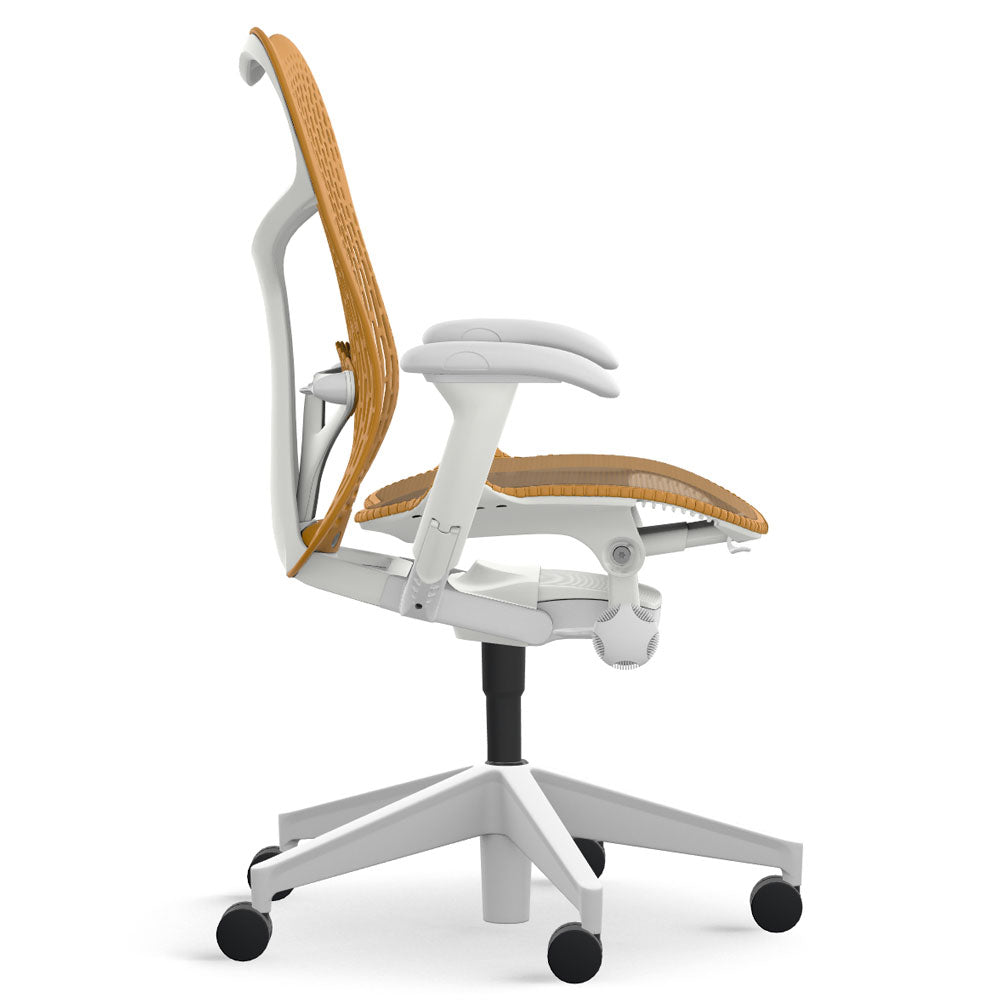 Herman Miller Mirra 2 Triflex Chair - Ochre, Alpine Frame & Base