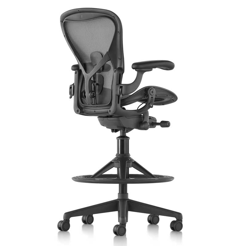Herman Miller Aeron Stool, Graphite - Size B
