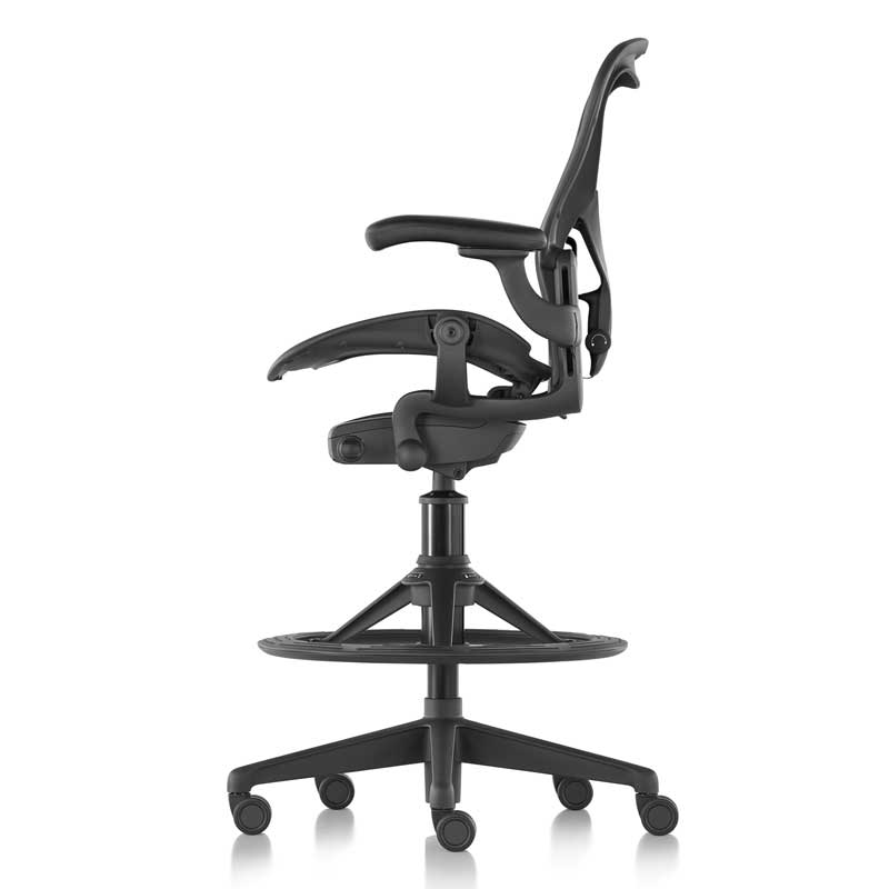 Herman Miller Aeron Stool, Graphite - Size B