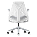 Herman Miller Sayl Chair - White Backrest w/ Grey Seat