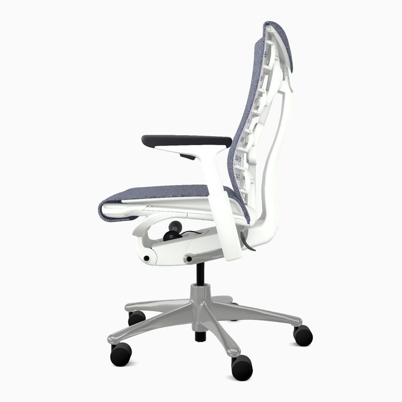 Herman Miller Embody Office Chair - Bayou Medley Fabric w/ White Frame
