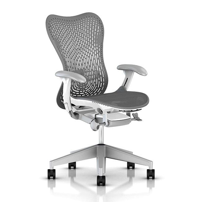 Herman Miller Mirra 2 Triflex Chair - Slate Grey, Studio White