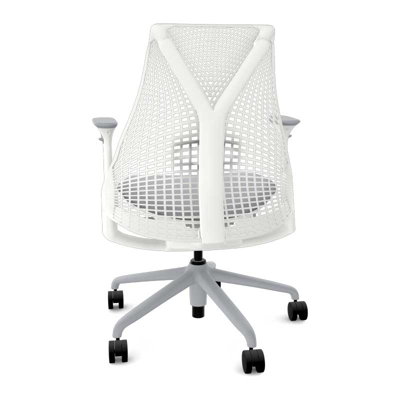 Herman Miller Sayl Chair - Fog Backrest w/ Grey Seat