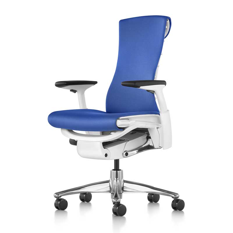 Herman Miller Embody Office Chair - Berry Blue Rhythm Fabric