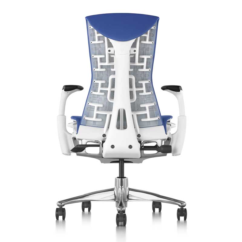 Herman Miller Embody Office Chair - Berry Blue Rhythm Fabric