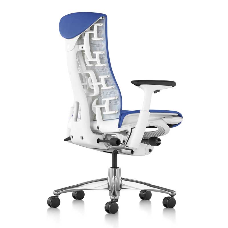 Herman Miller Embody Office Chair - Berry Blue Rhythm Fabric