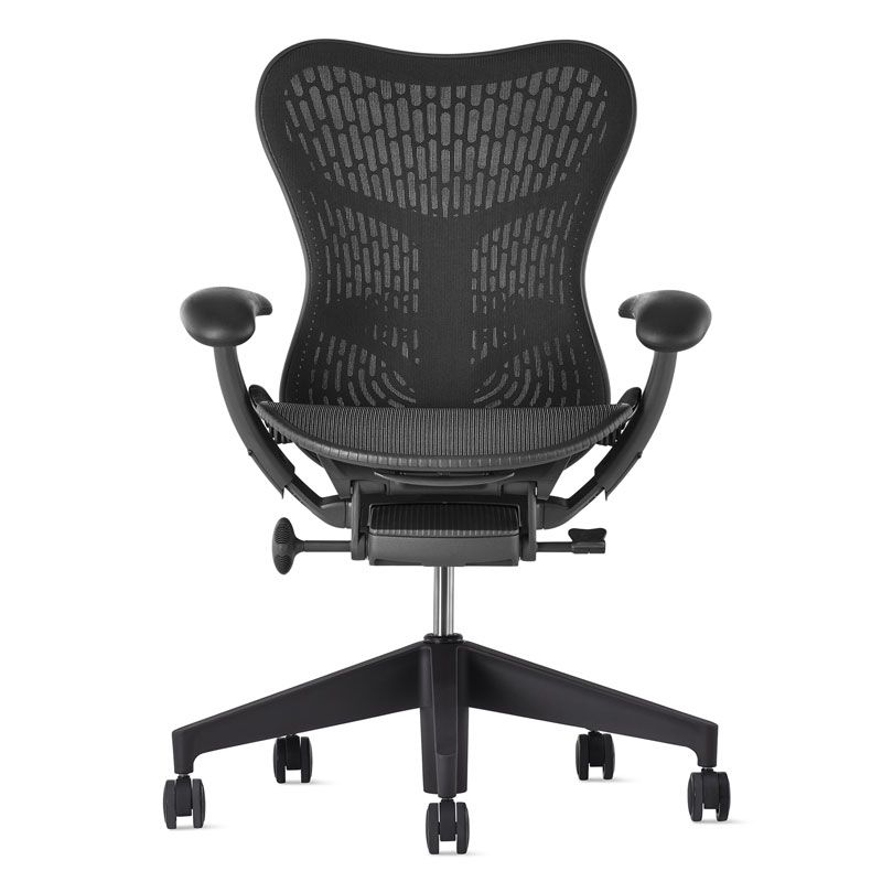 Herman Miller Mirra 2 Office Chair - Butterfly Back, Graphite - Fully Loaded