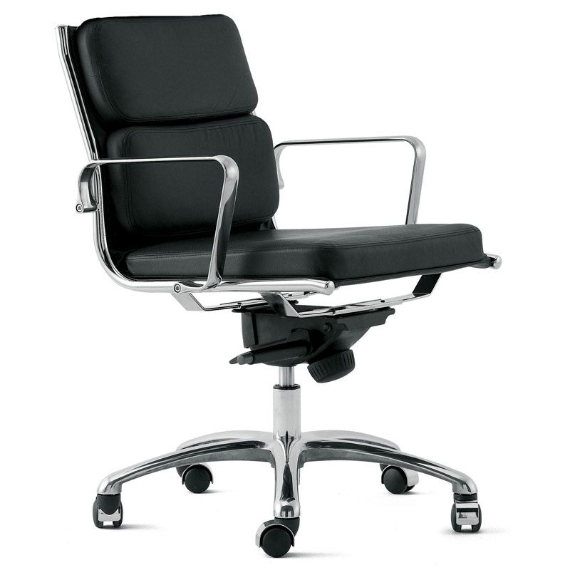 Luxy Light Medium Back Leather Office Chair
