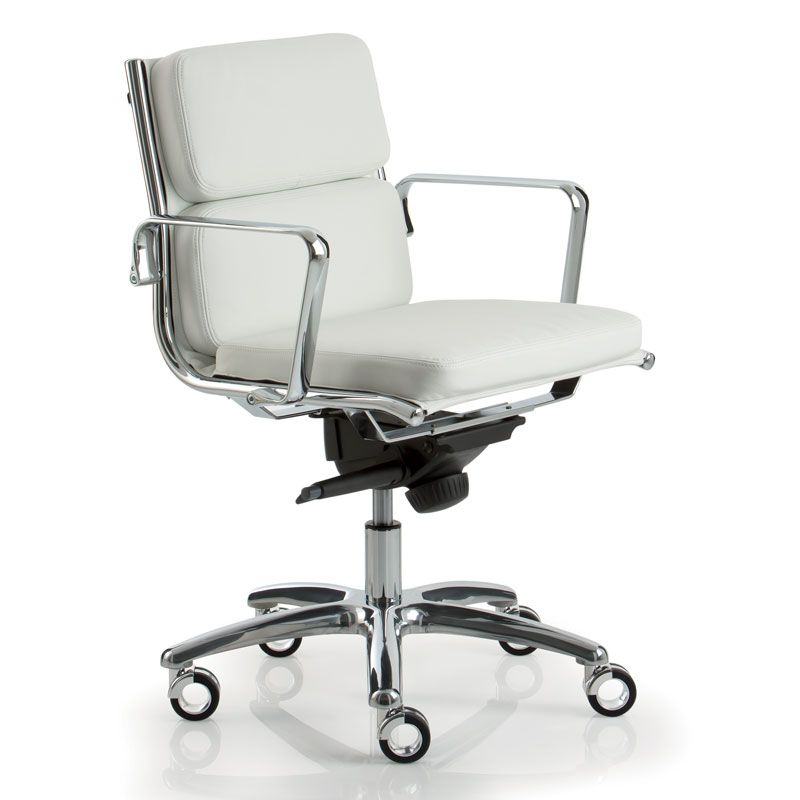 Luxy Light Medium Back Leather Office Chair
