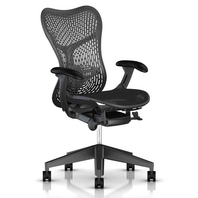 Herman Miller Mirra 2 Chair - Triflex Back - Graphite - ALL features included