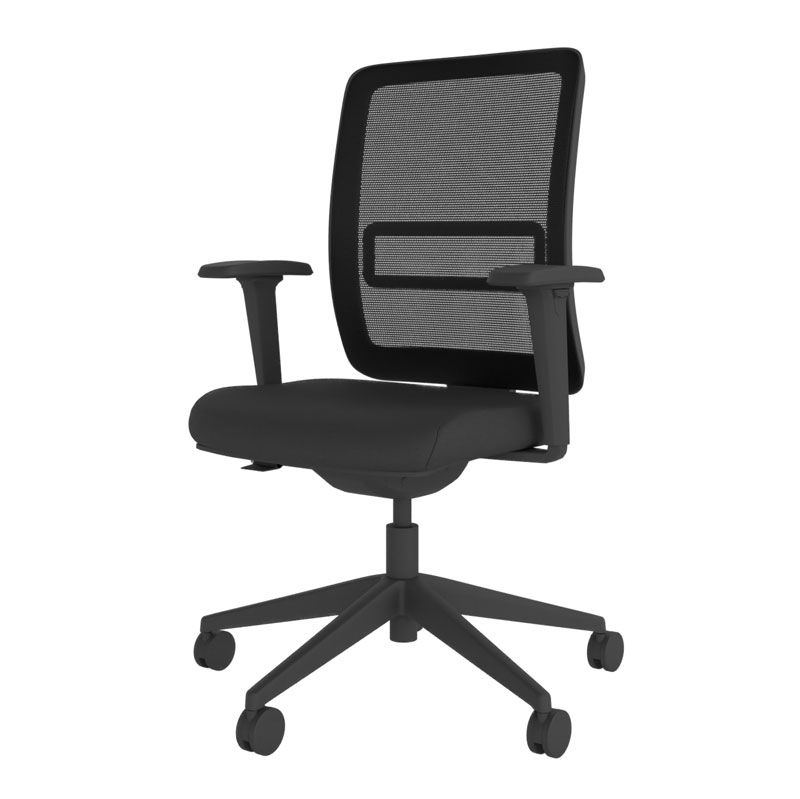 BackSaver Light Task Chair - Black Frame