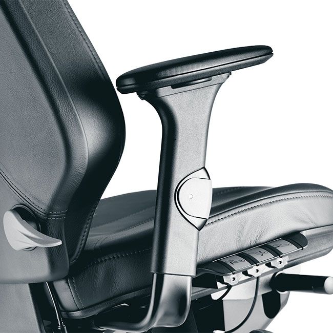 RH Logic 400 Chair Office Chair - Black Wool