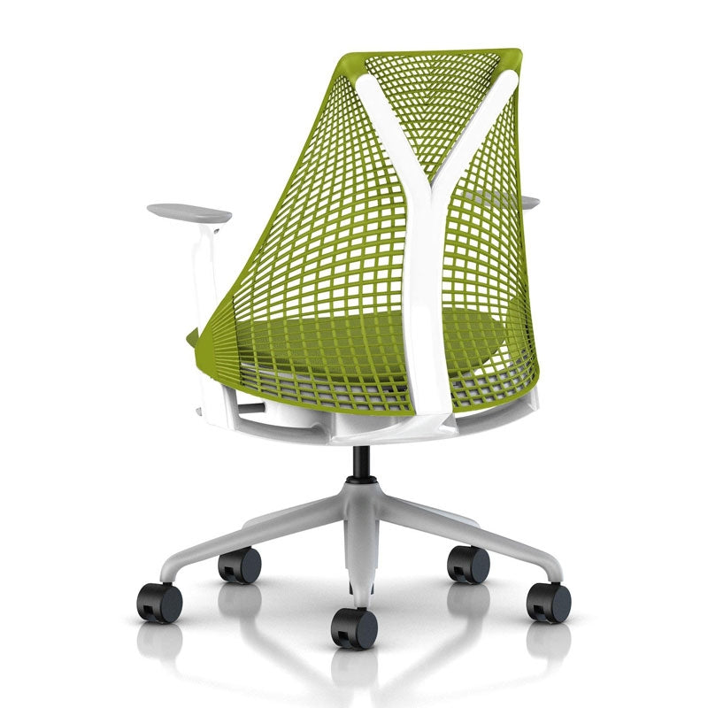 Herman Miller Sayl Desk Chair - Green Backrest & Seat