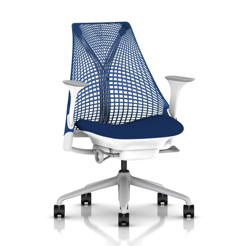 Herman Miller Sayl Office Chair - Blue Backrest & Seat
