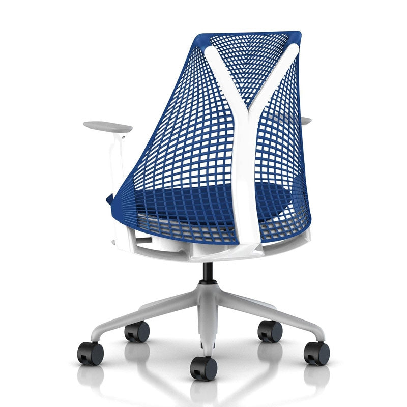Herman Miller Sayl Office Chair - Blue Backrest & Seat