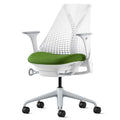 Herman Miller Sayl Task Chair - White Frame w/ Green Seat