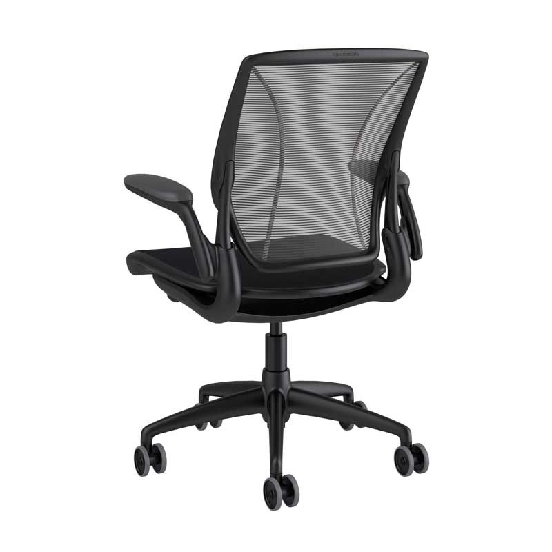 Humanscale Diffrient World Chair - Black Frame w/ Black Fabric Seat