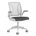 Humanscale Diffrient World Chair - White w/ Fabric Seat