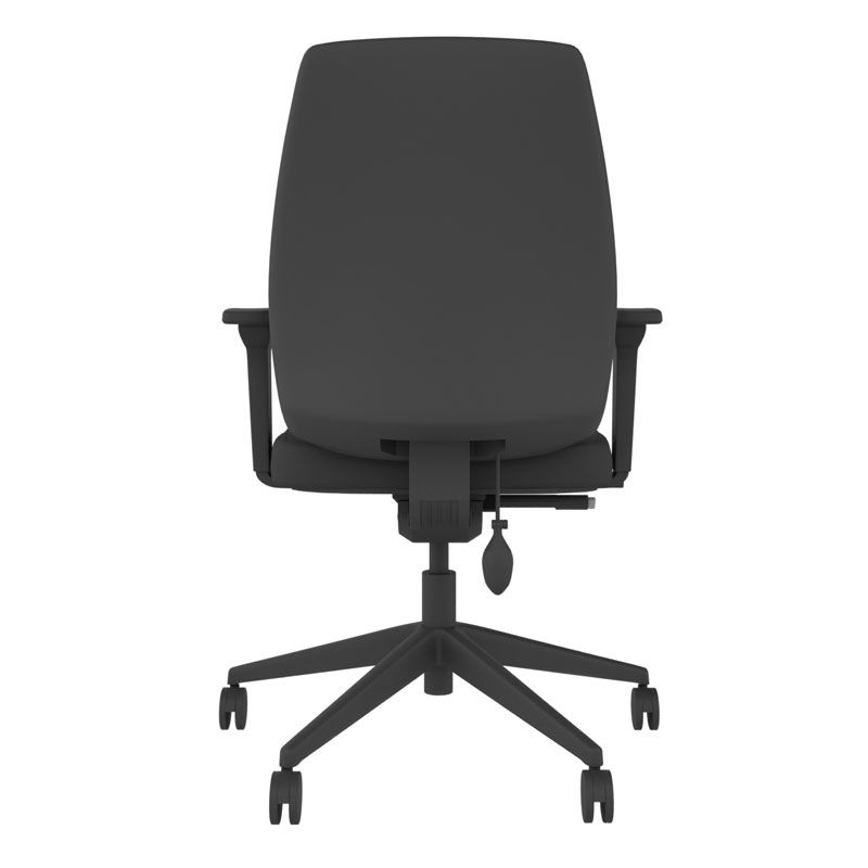 Backsaver Go Upholstered Task Chair - Black