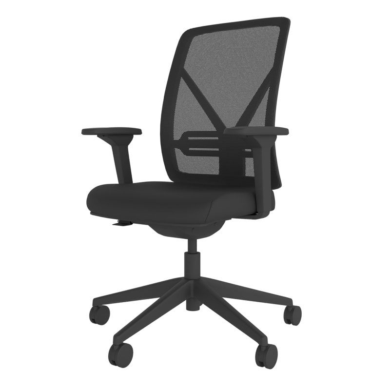 Backsaver Go Mesh Desk Chair - Black