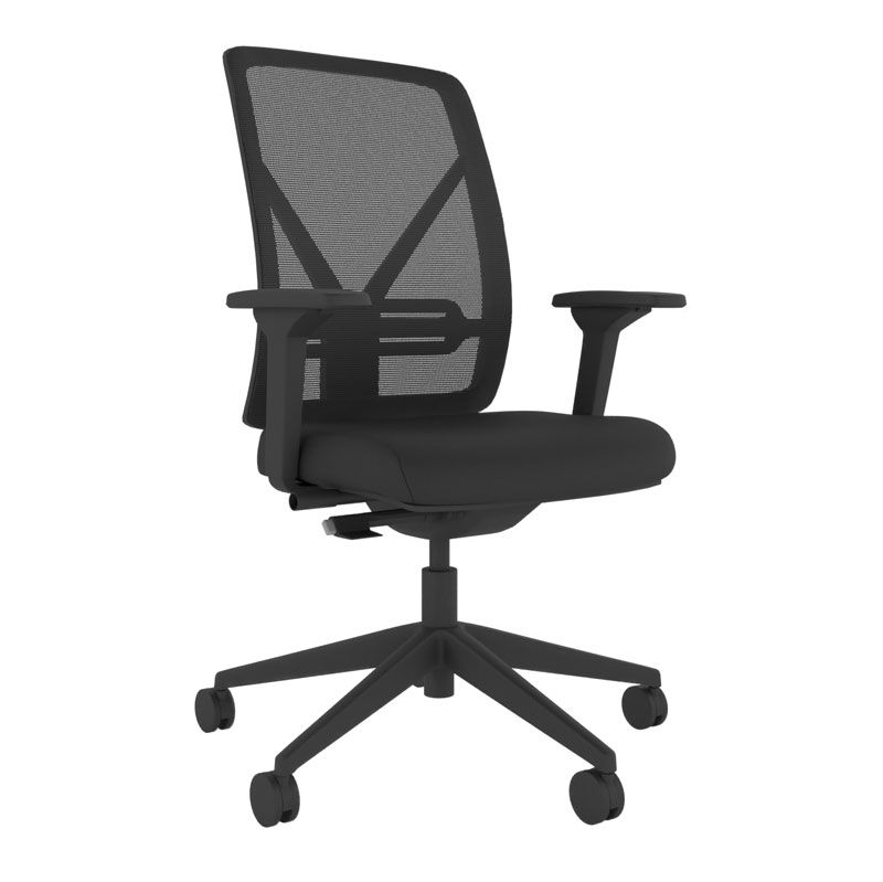 Backsaver Go Mesh Desk Chair - Black